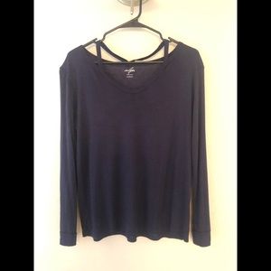 Navy Blue long sleeve shirt
